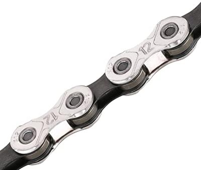 Shimano Kmc x12 fietsketting 126 schakels zilver/zwart - thumbnail