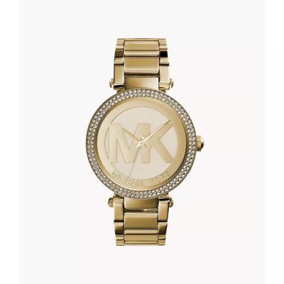 Michael Kors Dames Parker Logo goudkleurig horloge MK5784