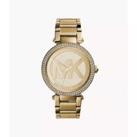 Michael Kors Dames Parker Logo goudkleurig horloge MK5784 - thumbnail