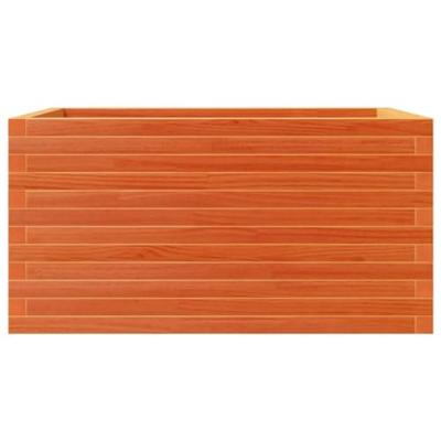 VidaXL Plantenbak 90x60x46 cm massief grenenhout wasbruin VidaXL Plantenbak 90x60x46 cm massief grenenhout wasbruin