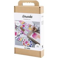 Creativ Company Hobbyset gouache, schilderijen, diverse kleuren, 1 doos - thumbnail