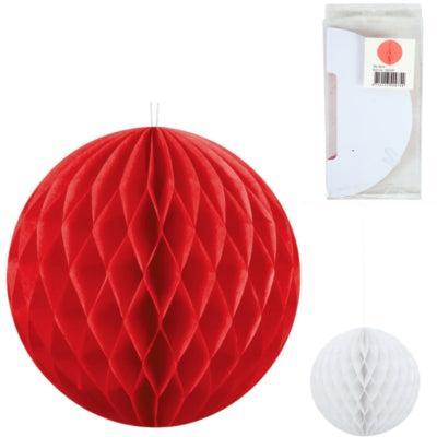 Honeycomb papier 25 cm 2 assorti set van 3 | 20 stuks