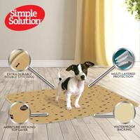 Simple solution wasbare puppy training pads 2 st 76x81 cm - thumbnail