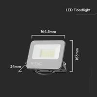 V-TAC VT-44031 23692 LED-schijnwerper Energielabel: C (A - G) 30 W Lichtkleur (naam): Natuurwit - thumbnail