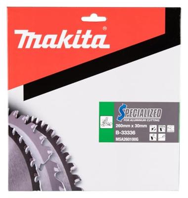 Makita Afkortzaagblad voor Aluminium | Specialized: Aluminium | Ø 260mm Asgat 30mm 100T - B-33336
