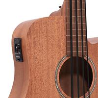 Gold Tone M-BASS25/FL/L linkshandige fretloze Microbass + gigbag - thumbnail