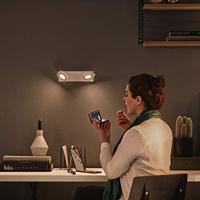 Philips SpotlampClockwork 2-lichts wit - 5317231P0 - thumbnail