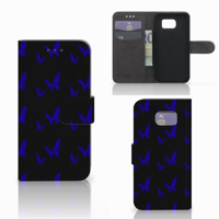 Samsung Galaxy S6 | S6 Duos Telefoon Hoesje Vlinder Patroon - thumbnail