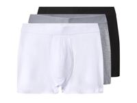 esmara Men Set van 3 heren boxers (Zwart/grijs/wit, M) - thumbnail