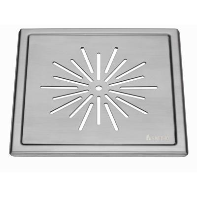 Afvoerrooster Smedbo Outline Met Sterpatroon 20 x 20 x 0.55 cm Geborsteld RVS Smedbo