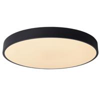 Lucide UNAR - Plafonnière - Ø 49,5 cm - LED 3 StepDim - 1x36W 2700K - Zwart - thumbnail