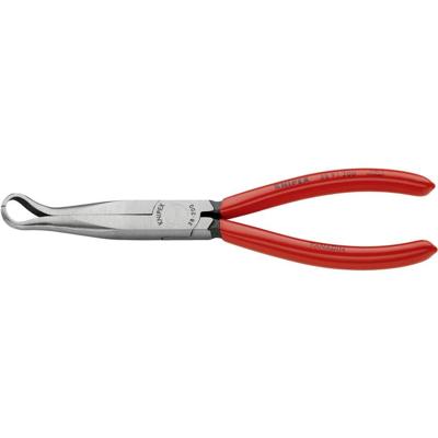 Knipex 38 91 200 Platte rondbektang Elektronica en fijnmechanica 45° gebogen Vanadium elektrostaal 200 mm