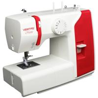 Veritas Naaimachine met vrije arm Marie Wit, Rood - thumbnail