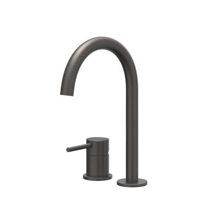 Wastafelkraan IVY Concord Coldstart 2-gats RVS316 Geborsteld Carbon Black PVD Wastafelkraan IVY Concord Coldstart 2-gats RVS316 Geborsteld Carbon Black PVD
