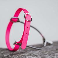 HS Sprenger Biothane sporenriemen roze - thumbnail