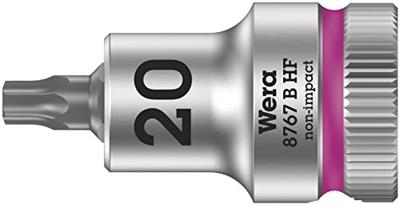 Wera 9723 Schuimrubberen inzetstuk met Zyklop B 3/8" bitdoppen Set 1, 22-delig gereedschapsset