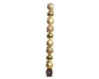 Kerstballen 6cm kunststof goud 10-dlg - thumbnail