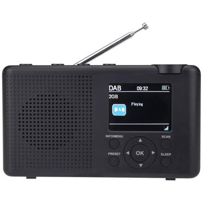 Reflexion TRA23DAB/GR Radio DAB+, DAB, VHF (FM) DAB+, FM Oplaadbaar Antraciet, Grijs