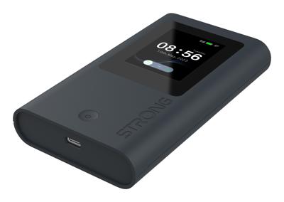 Router STRONG 5GMIFIAX1800 Zwart USB USB-C 3.2 Gen 1 (3.1 Gen 1) Wi-Fi