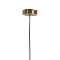 Light & Living HanglampPleat goud met wit Ø 30cm - 2971926 - thumbnail