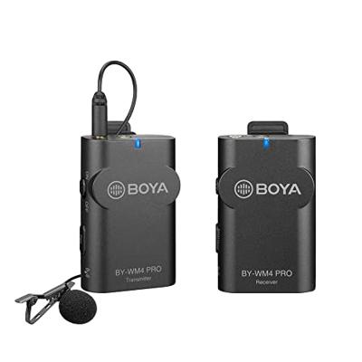 Boya 2.4 GHz Duo Lavalier Microfoon Draadloos BY-WM4 Pro-K1
