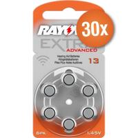 Voordeelpak Rayovac gehoorapparaat batterijen - Type 13 (oranje) - 30 x 6 stuks + gratis batterijtester - thumbnail