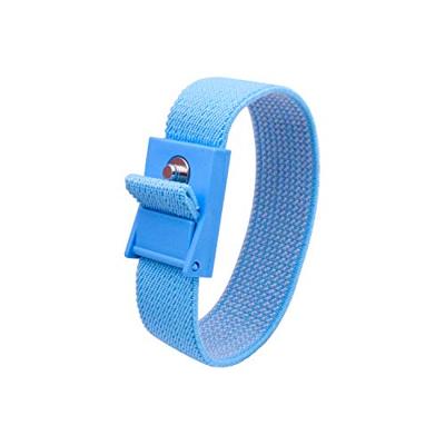 Quadrios ESD-armband Blauw Drukknop 4 mm