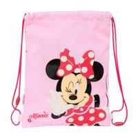 Rugtas met Koordjes Minnie Mouse Naive Roze 26 x 34 x 1 cm - thumbnail