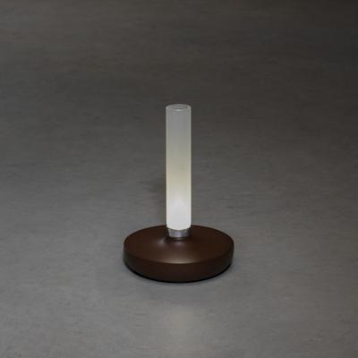 KonstSmide Oplaadbare tafellampBiarritz roestbruin - 7827-973