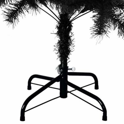 VidaXL Kerstboom met 150 led met standaard zwart 150 cm pvc