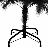 VidaXL Kerstboom met 150 led met standaard zwart 150 cm pvc - thumbnail