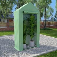 VidaXL Kas met stalen frame 0,5 m² 1x0,5x1,9 m - thumbnail