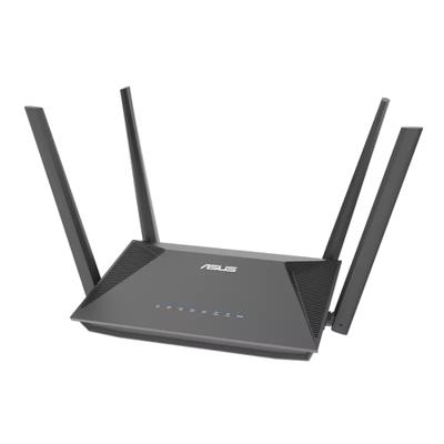 ASUS RT-AX52 AX1800 Dual Band WiFi 6 Extendable Router, Instant Guard, Ouderlijk Toezicht, Ingebouwde VPN, AiMesh Compatibel, Gaming & Streaming, Slimme Thuis, Wireless Router