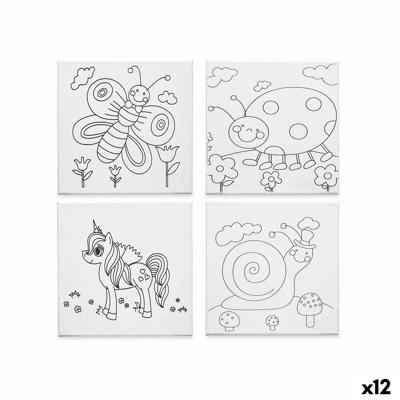 Canvas Pincello 29100258 Hout Stof 12 Stuks