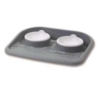 Savic butler voerbak en drinkbak met plateau en antislip voetjes - thumbnail