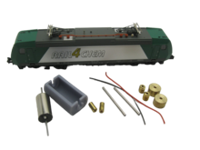 micromotor NM027C motor ombouwset voor Minitrix BR 145, 146, 185, 186, 246, 285, SBB Re 482, u.a. - thumbnail