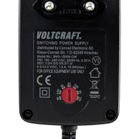 VOLTCRAFT SNG-1500N-OW Stekkernetvoeding, instelbaar 1.5 A 18 W Uitgangsspanning regelbaar, Open kabeleinden - thumbnail