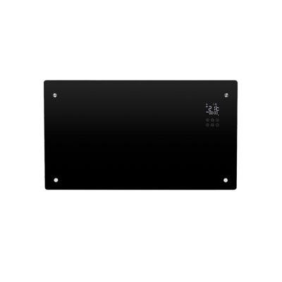 Convector Verwarming Eurom Alutherm Verre 1500W Voor in de Badkamer met Wi-Fi en Glazen Behuizing Zwart