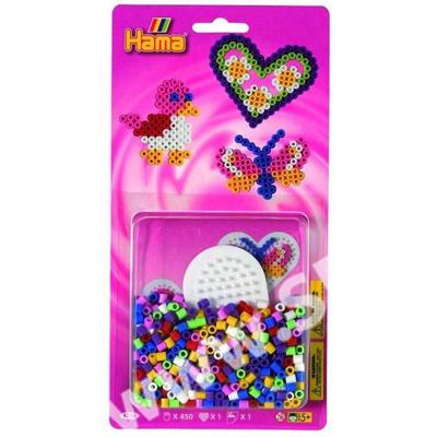 Hama Strijkkralen vogel/hart/vlinder 450 stuks