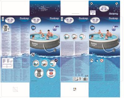 Bestway FastSet zwembad 396x84cm + pomp