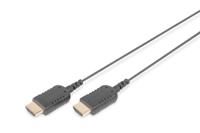 Digitus DB-330120-020-S HDMI-kabel HDMI Aansluitkabel HDMI-A-stekker 2 m Zwart, Goud 4K UHD, Afgeschermd (dubbel), Flexibel, Afgeschermd, Zeer flexibel, Met - thumbnail