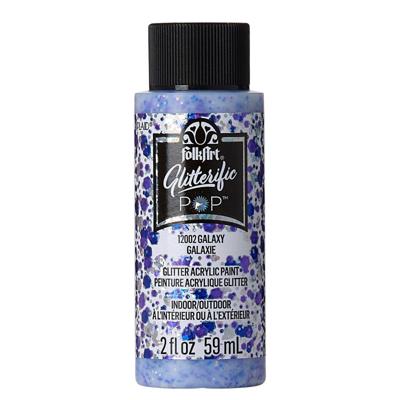 FolkArt • glitterific pop acrylic paint galaxy 59ml