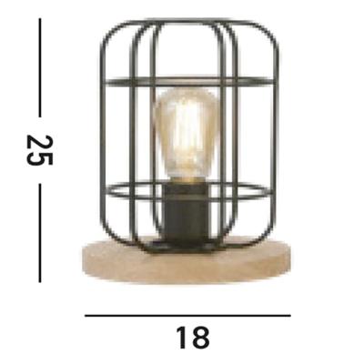 Searchlight Industriële tafellampVision - EU81951-1BK