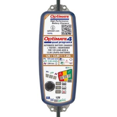 TecMATE Acculader "optimate 4 quad programma". charger optomate 4 quad progr.12 volt