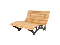 HOME DELUXE Houten ligstoel Taiga (150 cm) - thumbnail