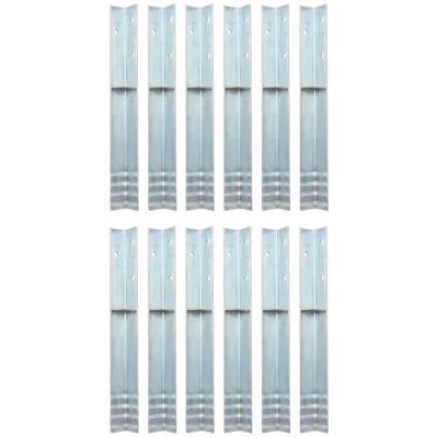 Grondanker L-vormig 5x5x50 cm gegalvaniseerd staal 12 st Grondanker L-vormig 5x5x50 cm gegalvaniseerd staal 12 st