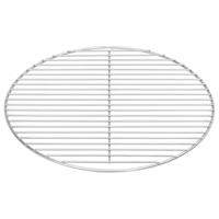 VidaXL Barbecuerooster zilver 43 x 43 cm roestvrij staal - thumbnail