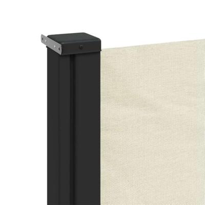 VidaXL Windscherm uittrekbaar 120x600 cm crème