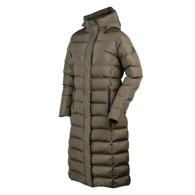 Horka Eloise pufferjas lang bruin maat:m