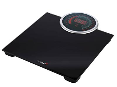 Korona CORA Personenweegschaal Digitaal Weegbereik (max.): 180 kg Zwart